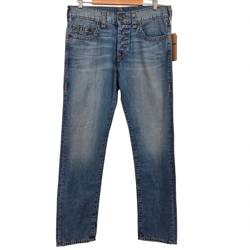 True Religion Dean Super T Modern Tapered Jeans No Flap Y2K Streetwear 33